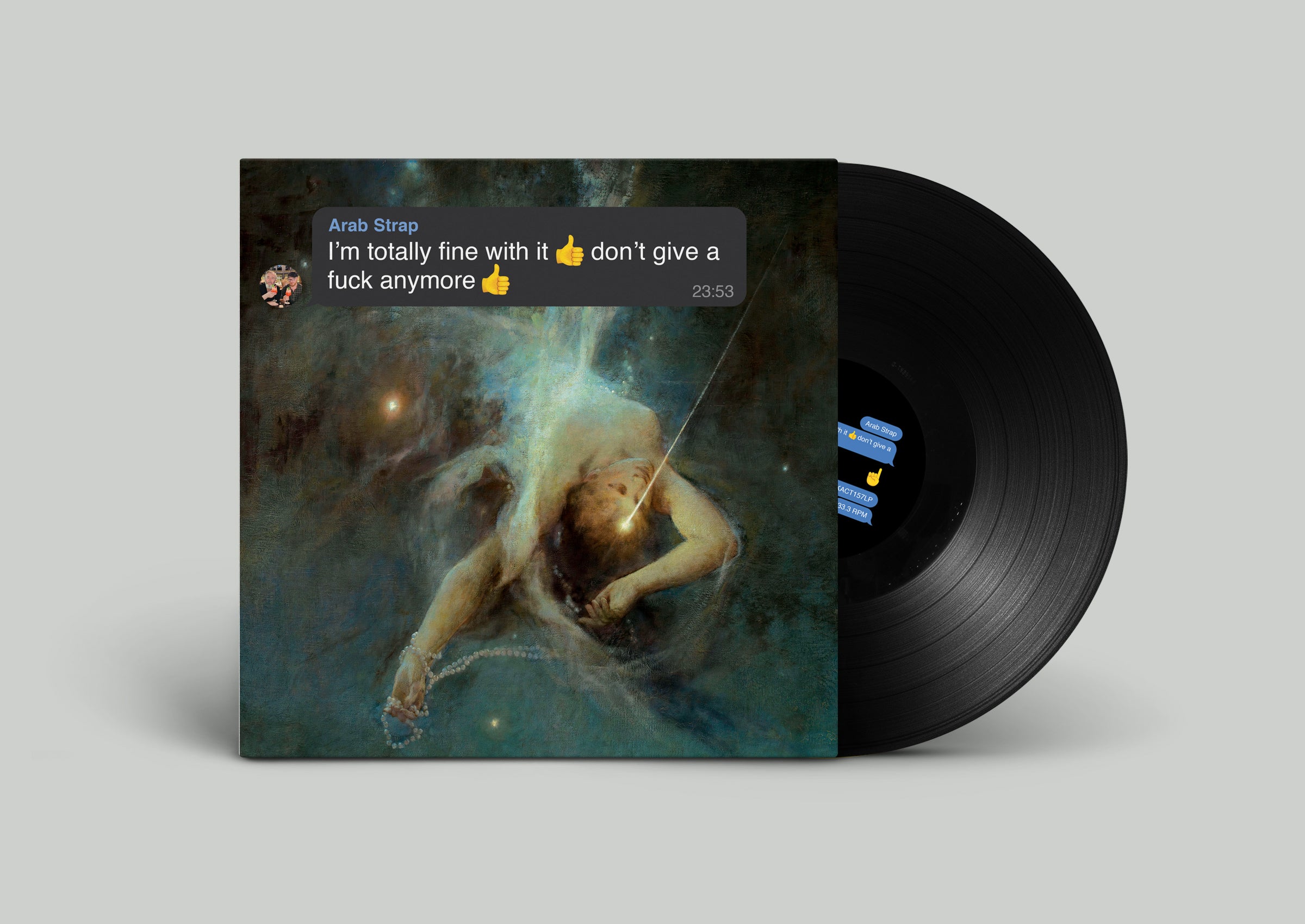 Arab Strap - I'm totally fine with it 👍 don't give a fuck anymore 👍 (Black Vinyl)
