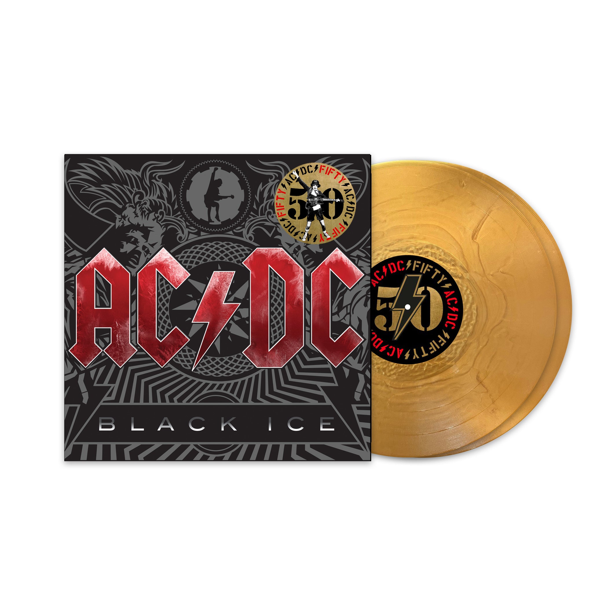 AC/DC - Black Ice (Gold Vinyl) – Sticky Black Tarmac