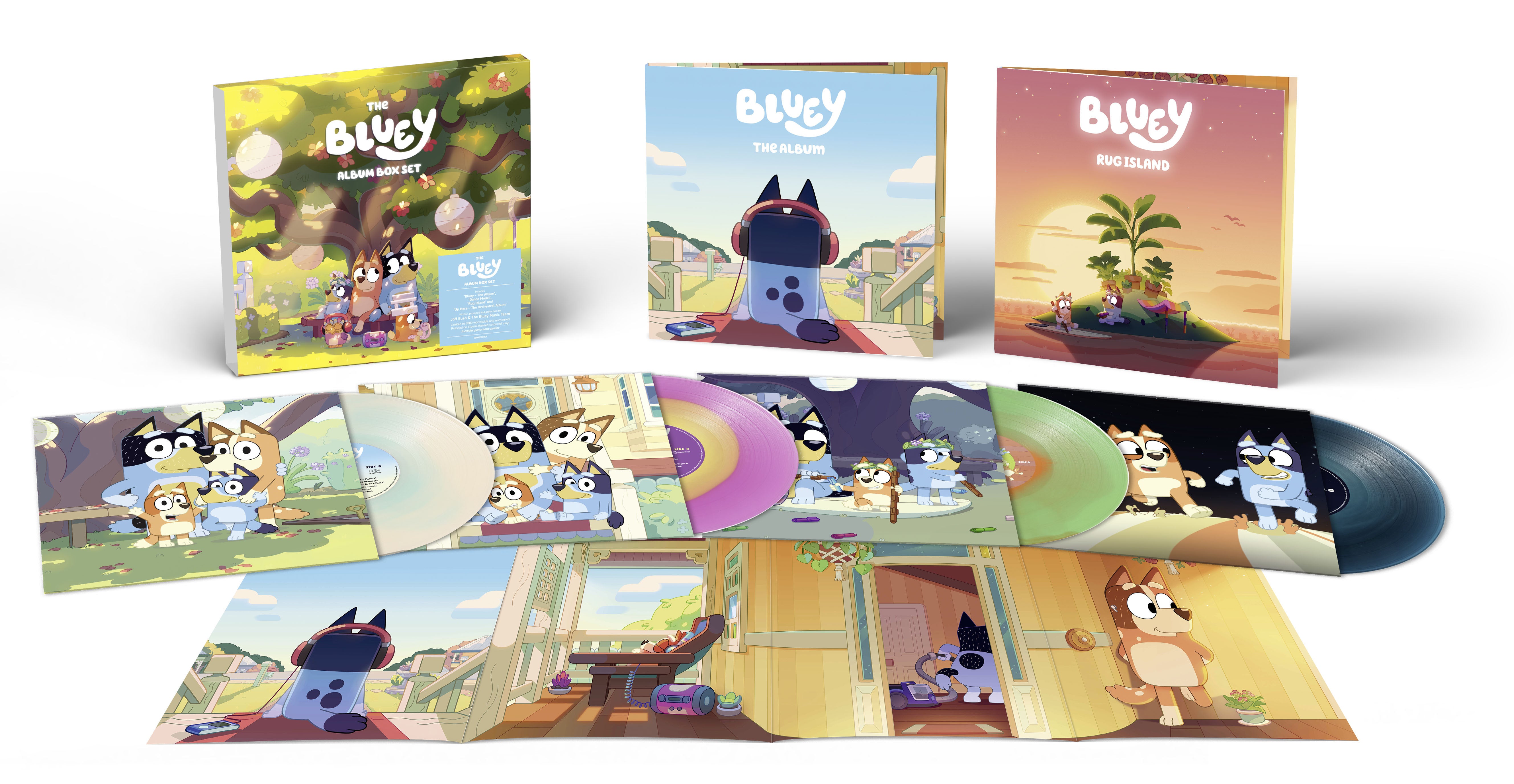 Bluey - The Bluey Album Box Set (Coloured Vinyl Box Set)