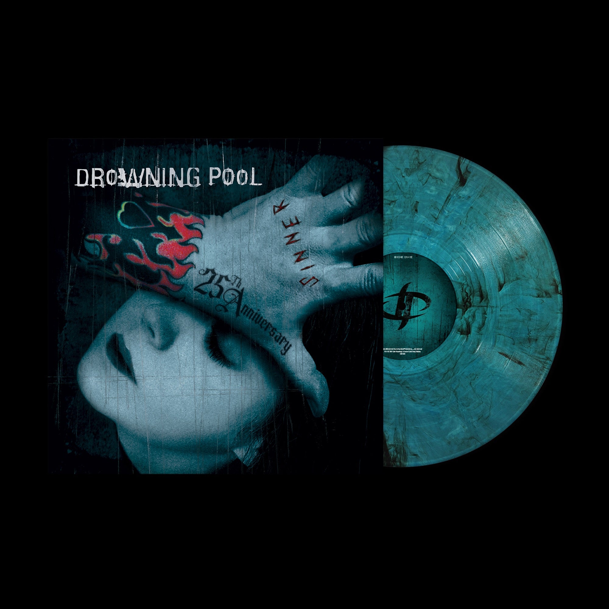Drowning Pool – Sinner (25th Anniversary Sea Blue Smoke Vinyl)