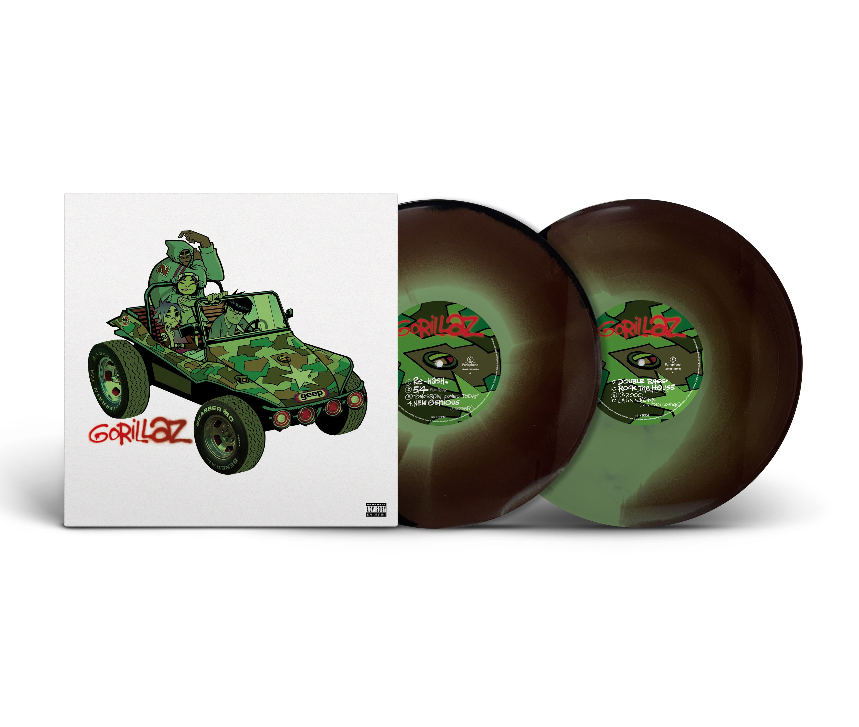 Gorillaz - Gorillaz (Camouflage Green, Brown & Black Vinyl)
