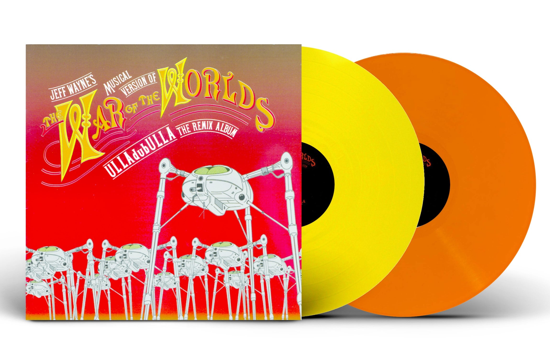 Jeff Wayne - Jeff Wayne's Musical Version Of The War Of The Worlds: ULLAdubULLA - The Remix Album (Yellow and Orange Vinyl)