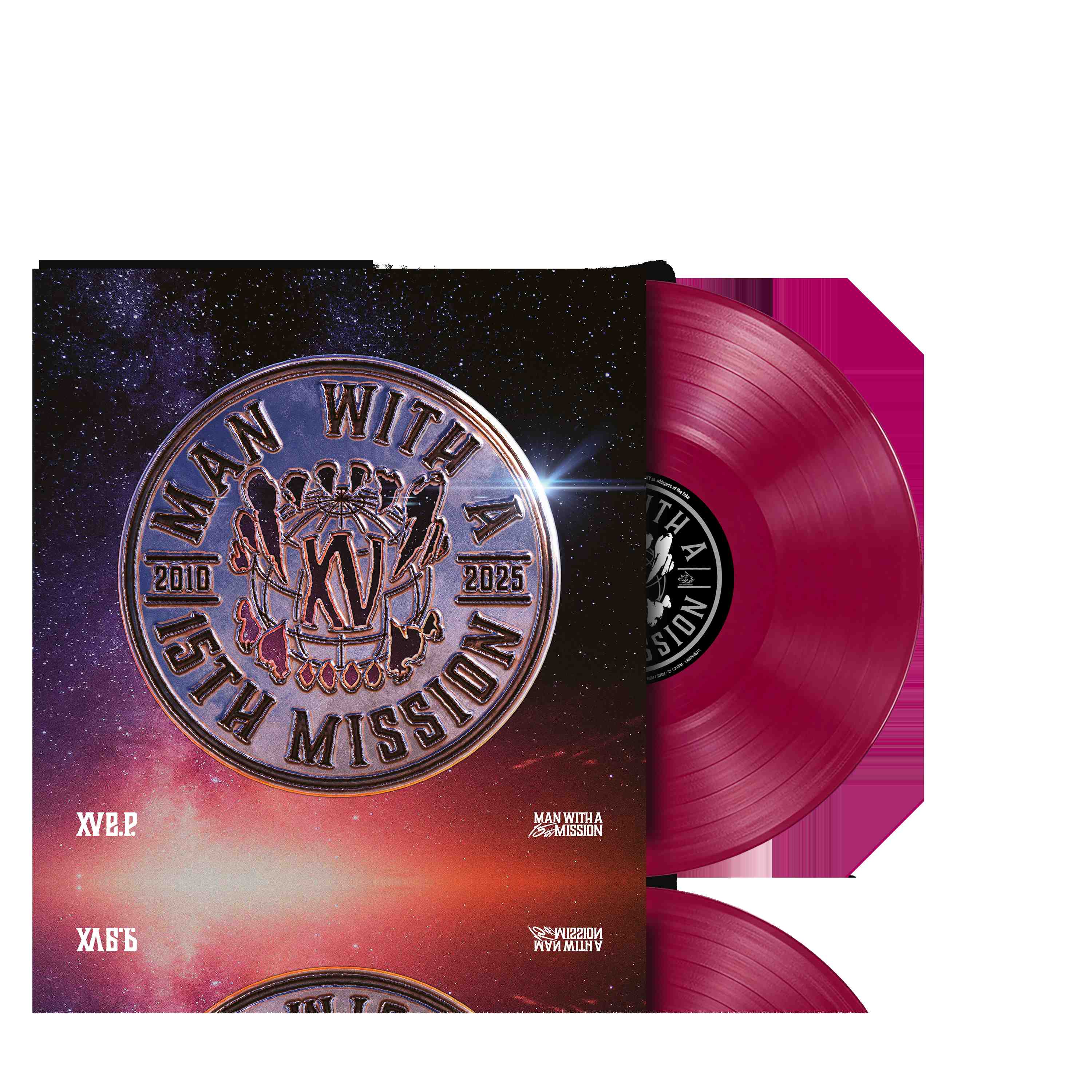 MAN WITH A MISSION – XV e.p. Across the Globe (Transparent Magenta Vinyl)