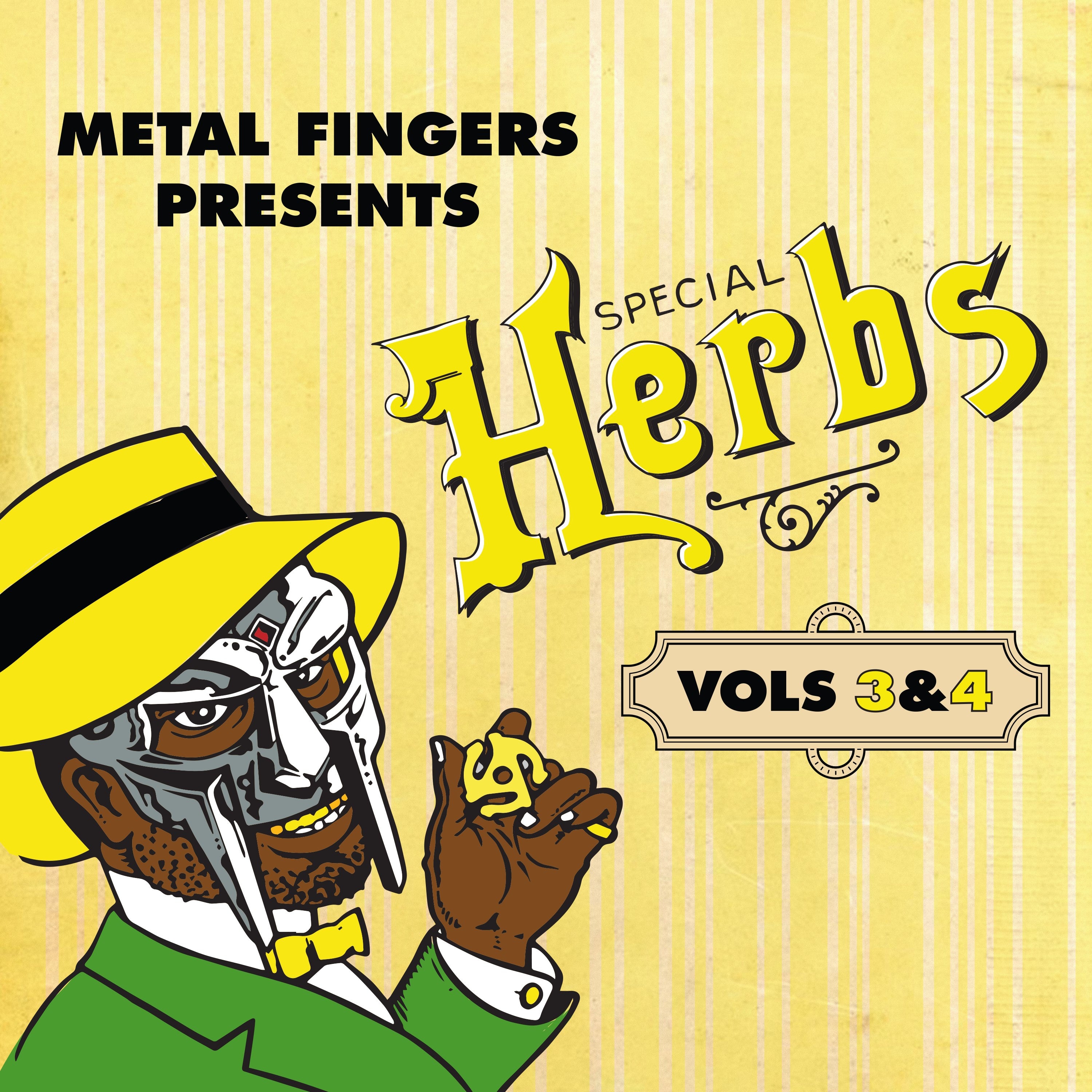MF DOOM – Metal Fingers Presents: Special Herbs Vol. 3 & 4 (2LP Lemon Yellow Vinyl)
