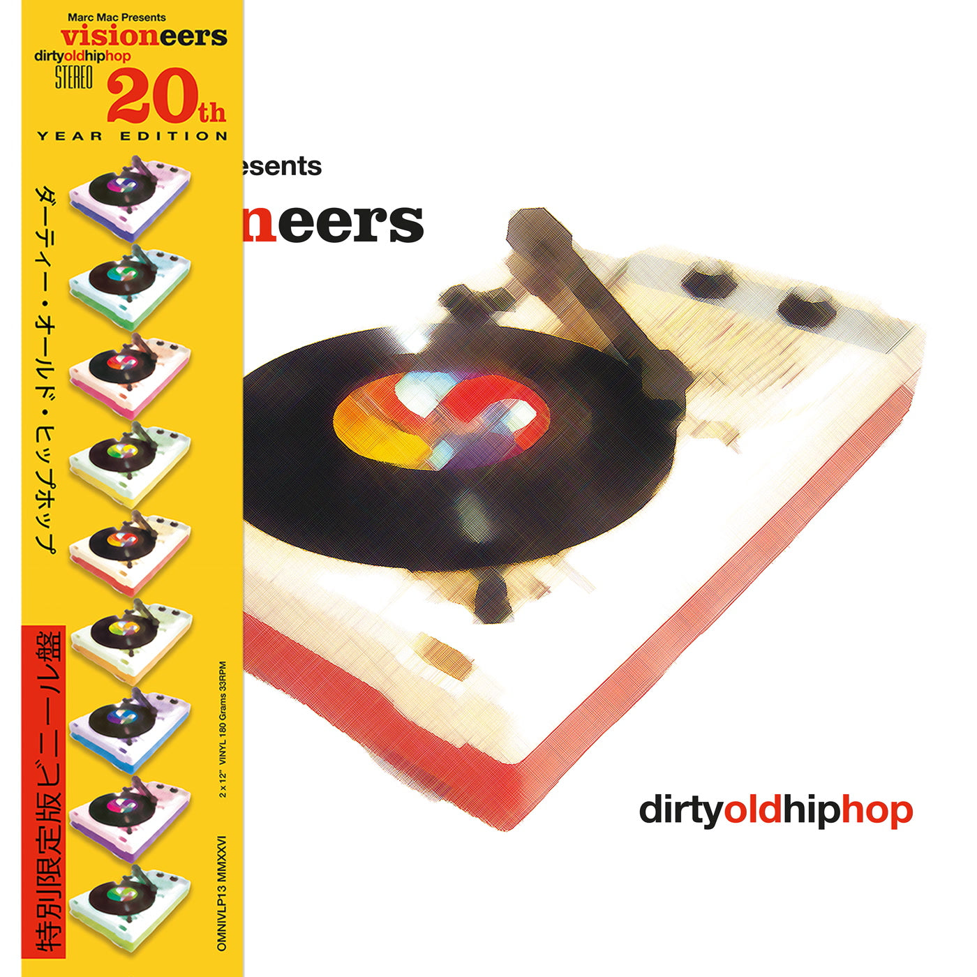 Visioneers - Dirty Old Hip Hop 2LP (Black Vinyl)