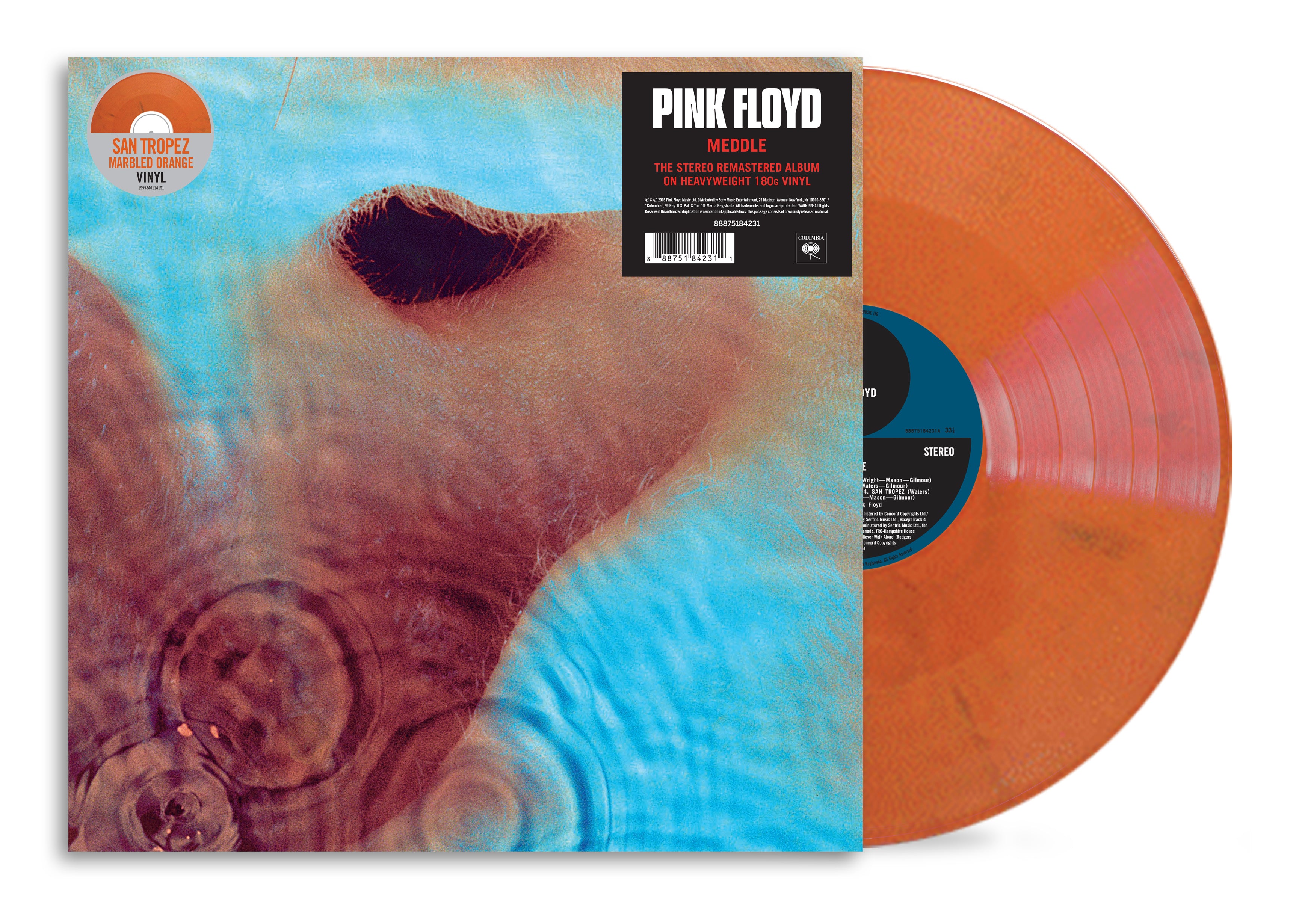 Pink Floyd - Meddle (San Tropez Orange Marble Vinyl) | National Album Day 2026