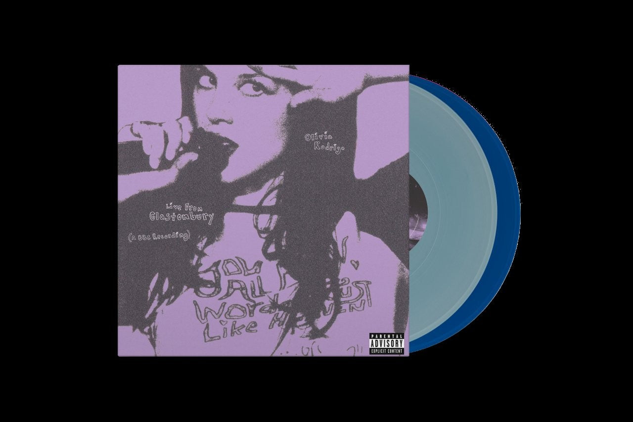 Olivia Rodrigo – Live from Glastonbury (2LP Light Blue & Cobalt Vinyl)