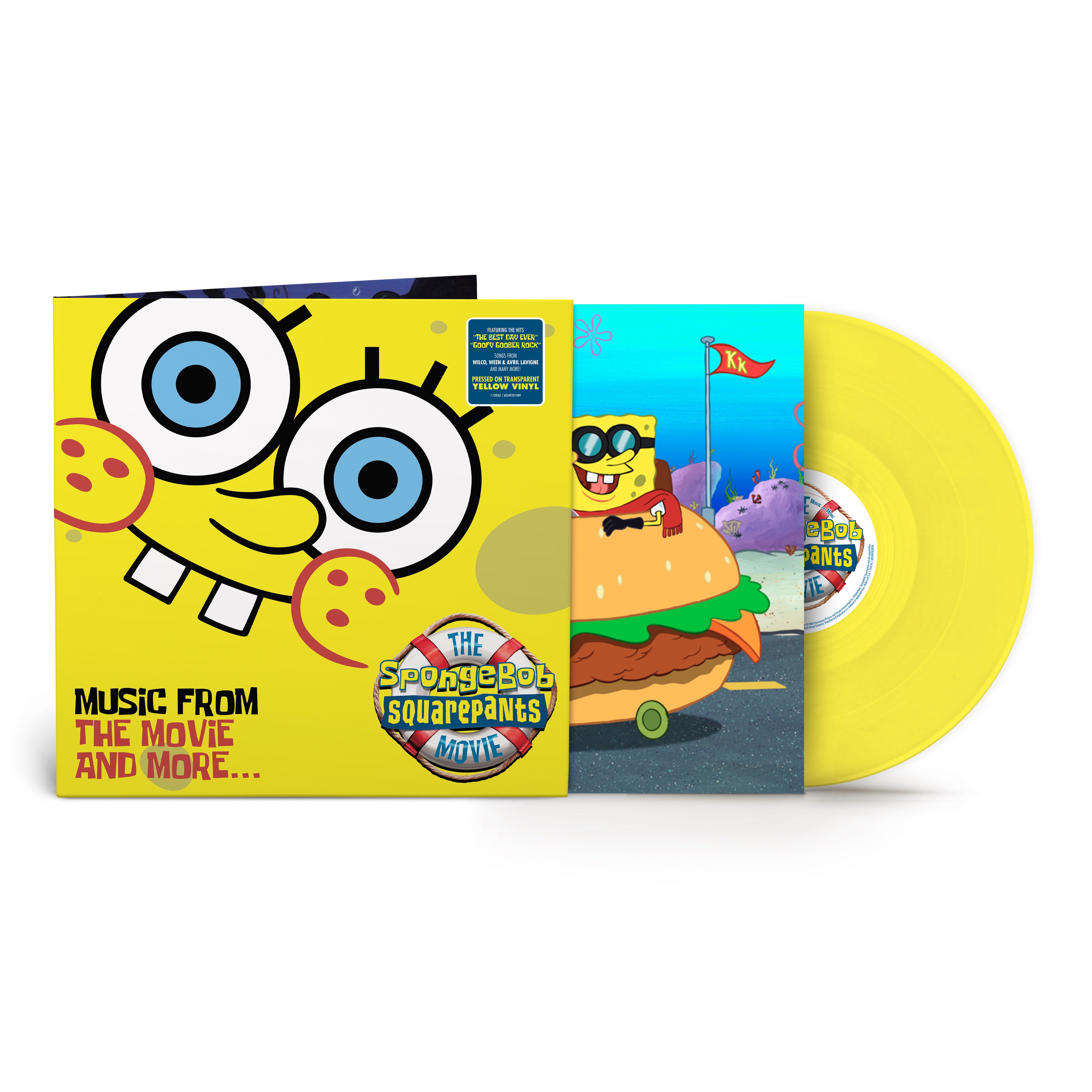 Various Artists – The SpongeBob SquarePants Movie: Music From The Movie and More (Yellow Vinyl)