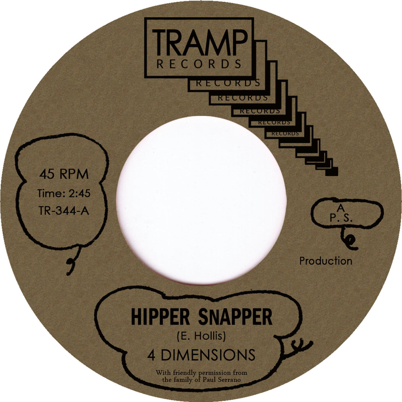 4 Dimensions – Hipper Snapper (7" Vinyl)