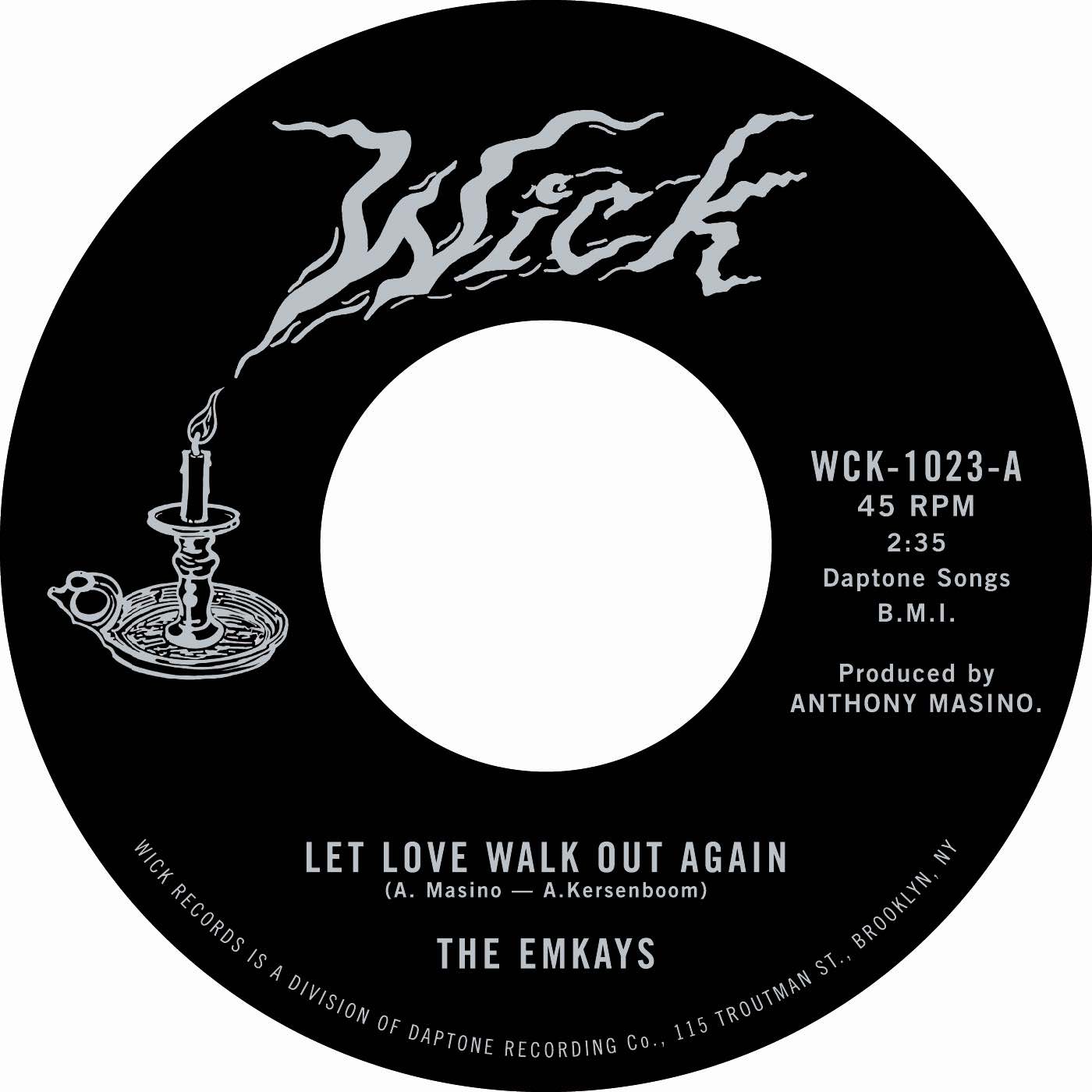 The Emkays – Let Love Walk Out Again / Through the Pines (7" Vinyl)