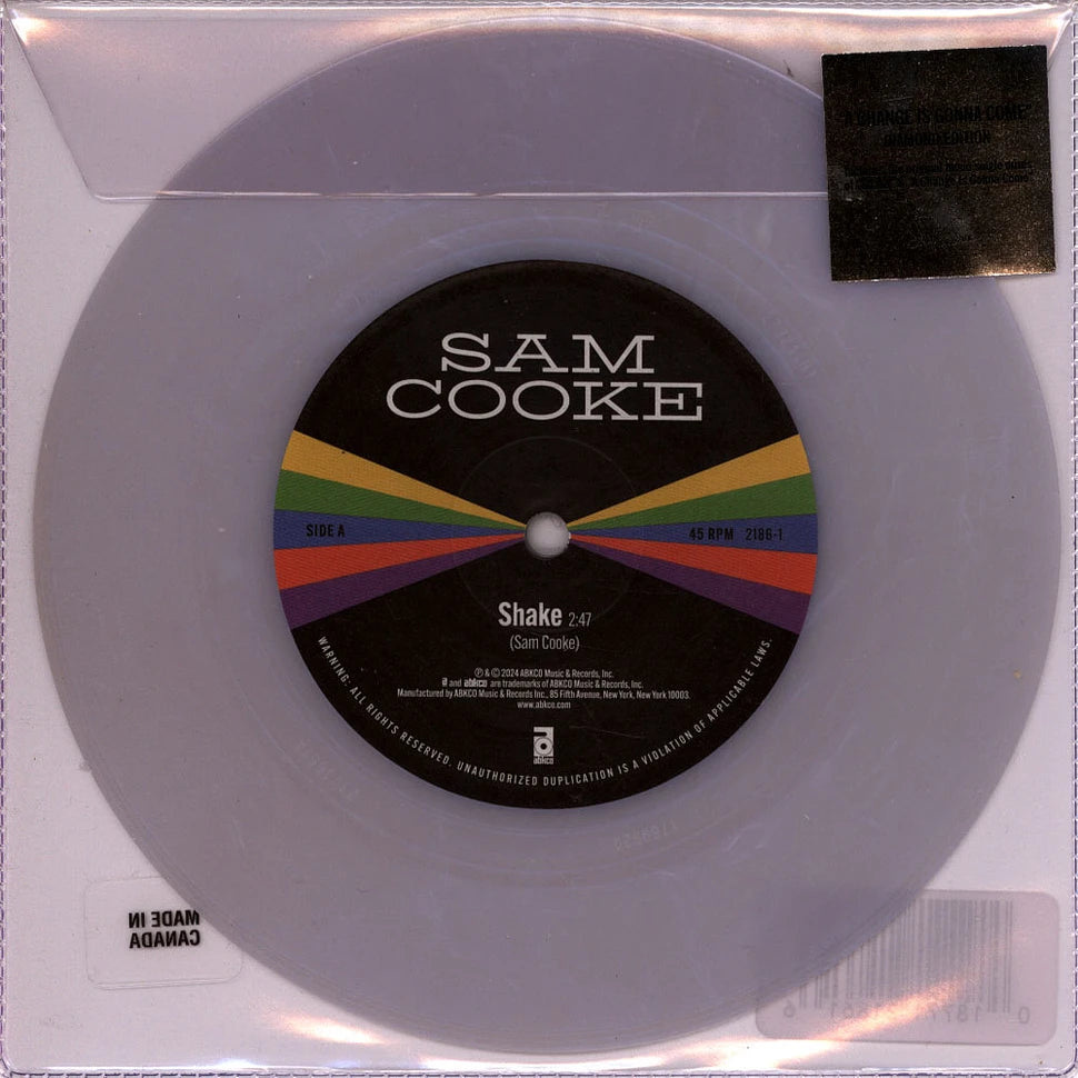 Sam Cooke - A Change Is Gonna Come: Diamond Edition (7" White Vinyl) | RSD Black Friday 2024