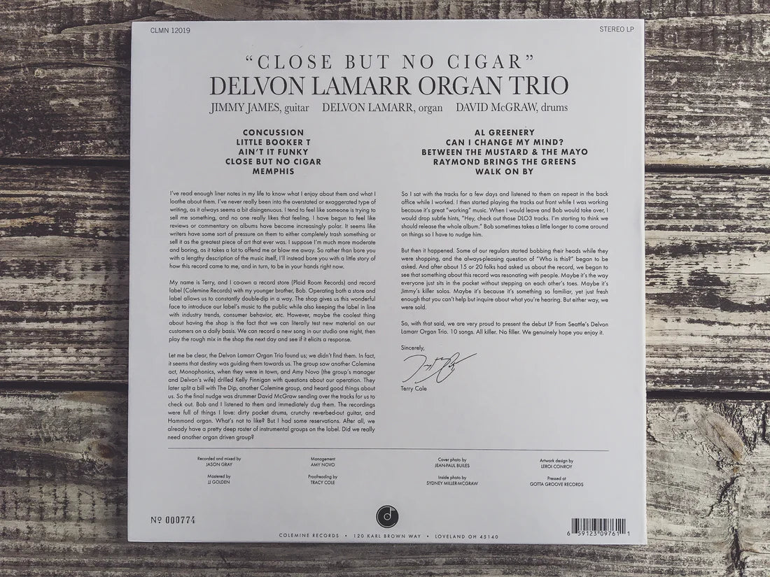 Delvon Lamarr Organ Trio - Close But No Cigar
