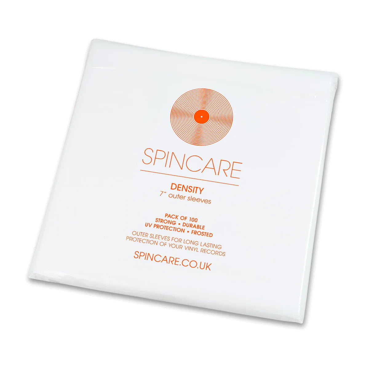 Spincare 'Density' 7" Polythene Outer Sleeves