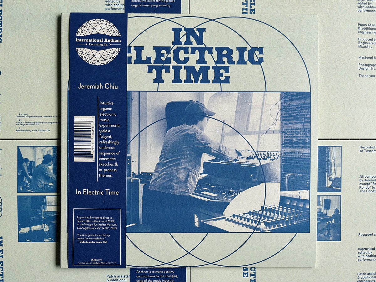 Jeremiah Chiu - In Electric Time ('Modular Mint' Colour Vinyl)