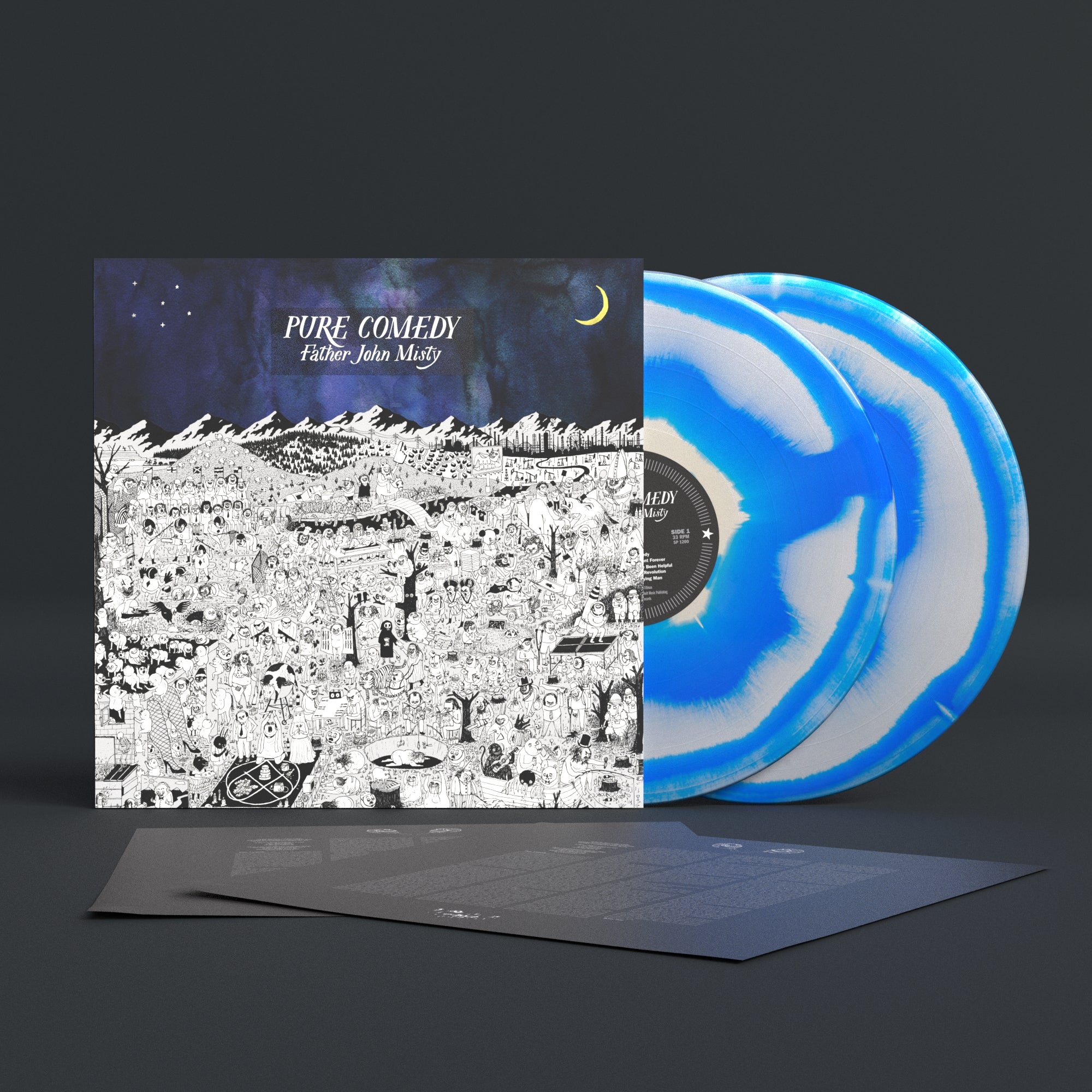 Father John Misty – Pure Comedy (Blue & White Corona Vinyl)