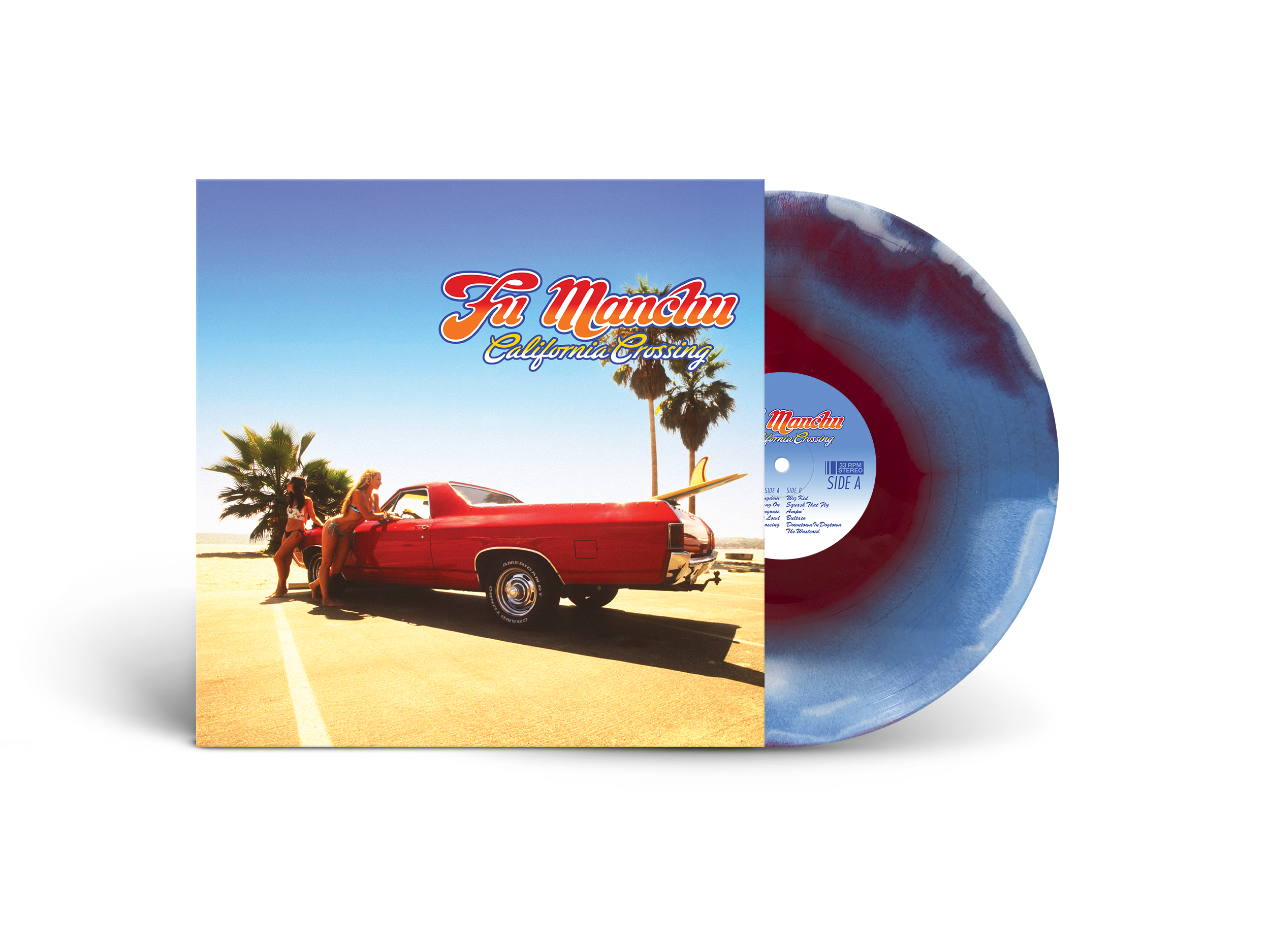 Fu Manchu - California Crossing 25th Anniversary Edition (Red, White & Blue Vinyl)