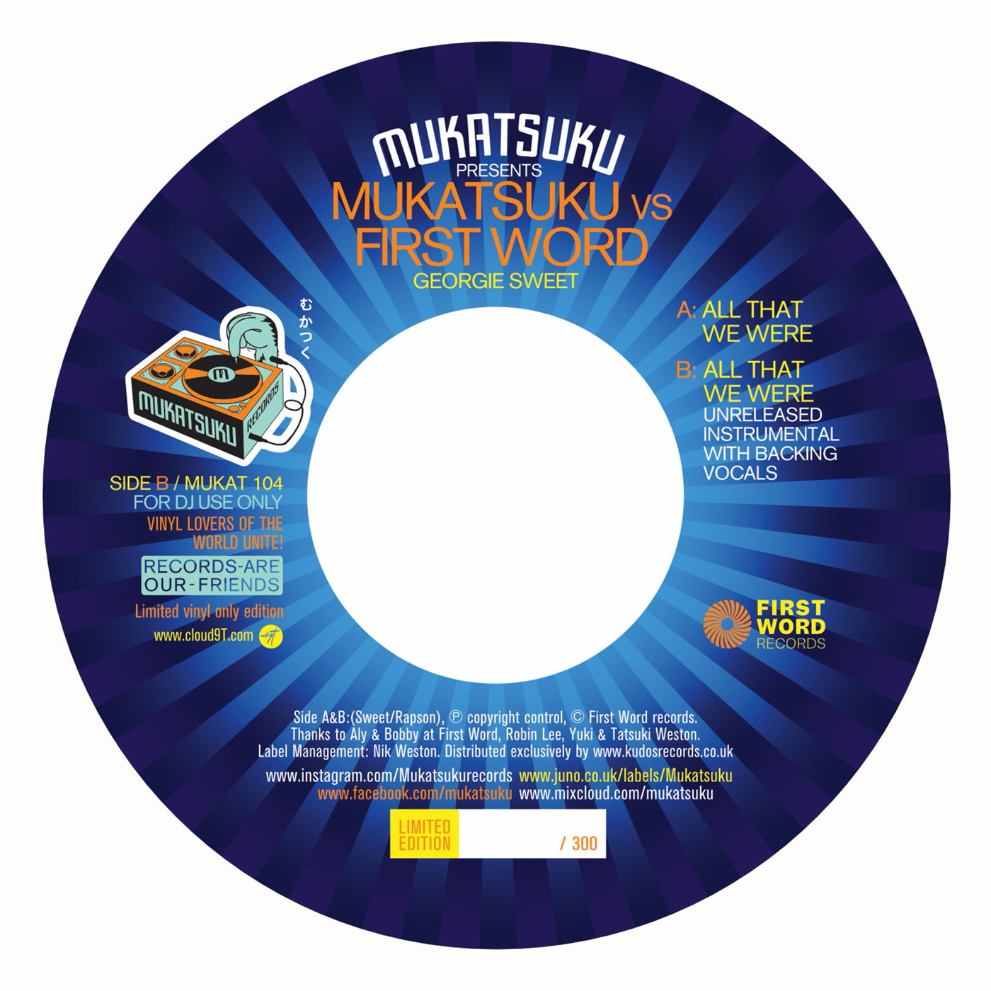 Georgie Sweet – All That We Were (7" Vinyl)