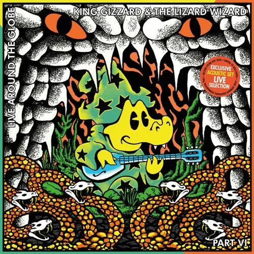 King Gizzard & The Lizard Wizard – Live Around The Globe - Part VI: The Acoustic Concert (Turquoise Marbled Vinyl) | (RSD 2026)