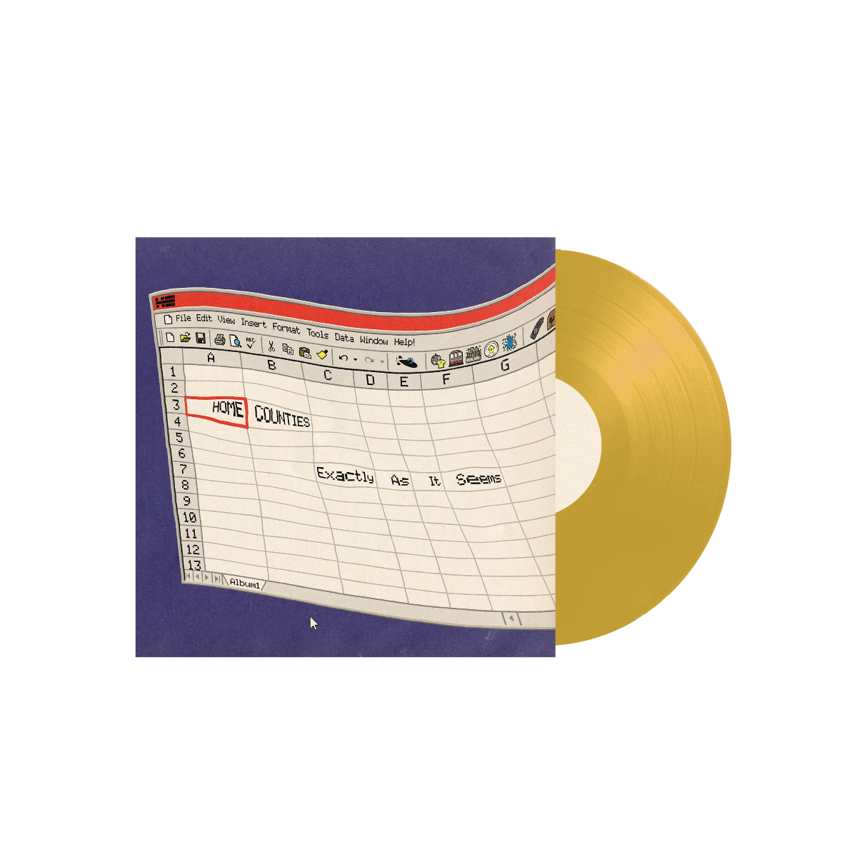 Home Counties - Exactly As It Seems (Mustard Vinyl)