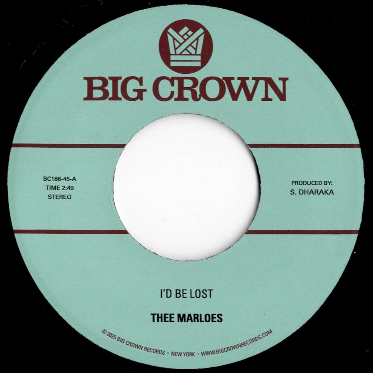 Thee Marloes – I’d Be Lost b/w What’s On Your Mind (7")