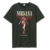 Nirvana In Utero Colour Amplified Vintage Charcoal X Large T Shirt