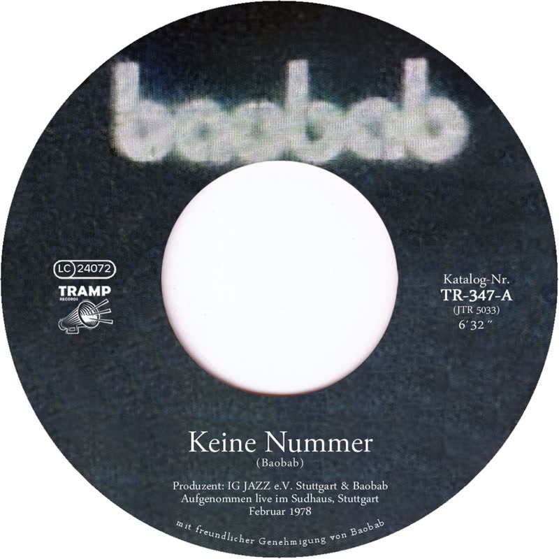 Baobab – Keine Nummer (7" Vinyl)