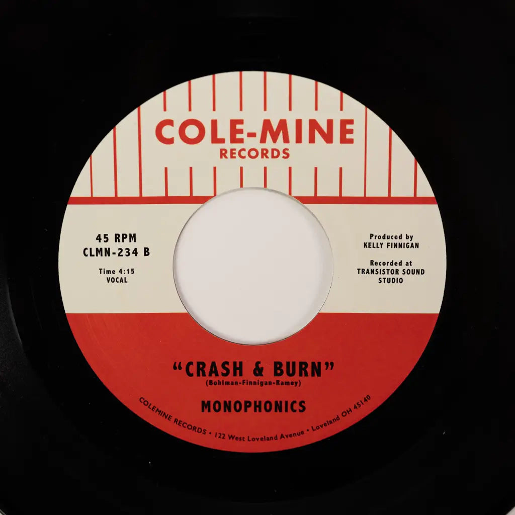 Monophonics & Kelly Finnigan - Warpaint / Crash & Burn (Coloured Vinyl)