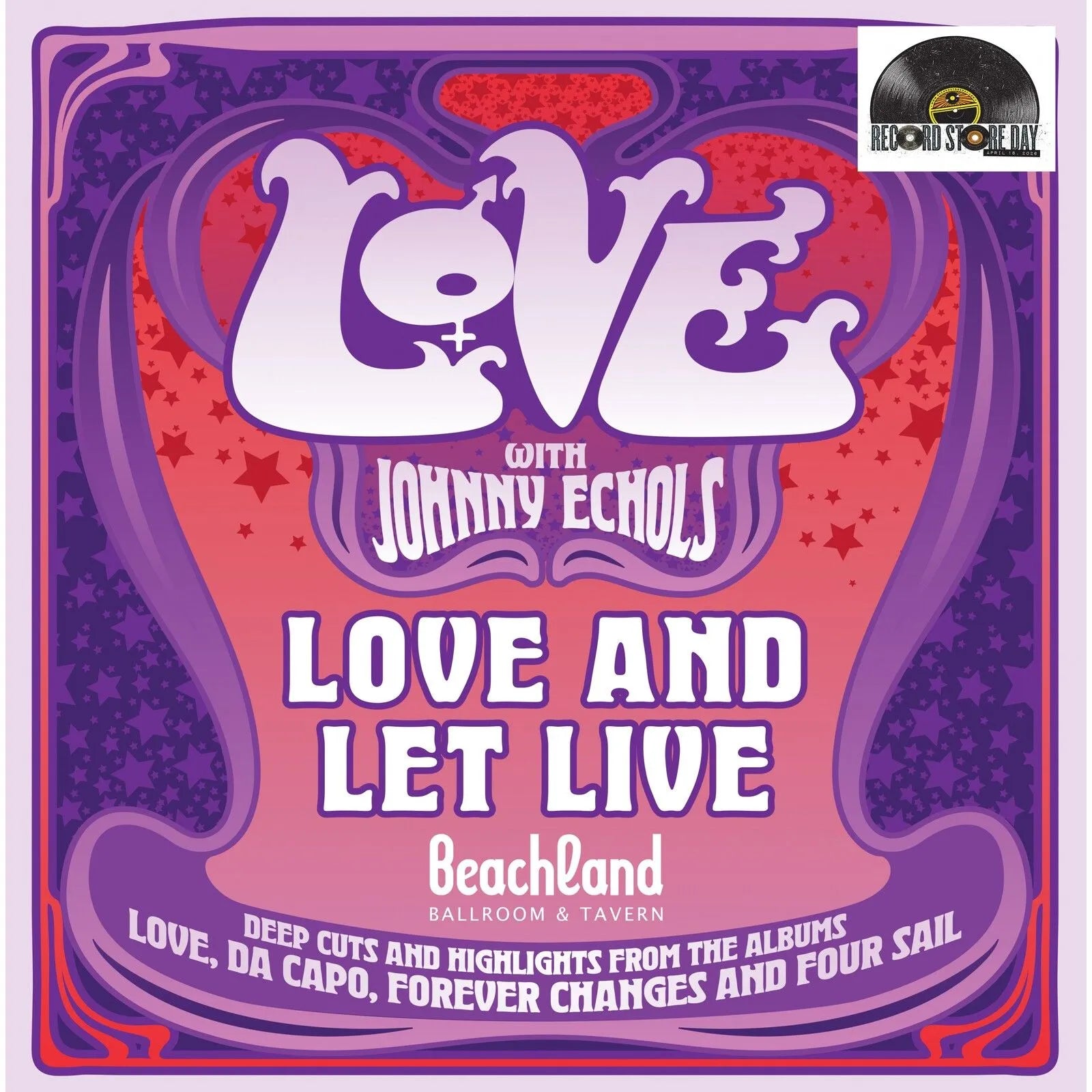 Love with Johnny Echols – Love & Let Live – Live In Ohio – 30th April 2025 | (RSD 2026)