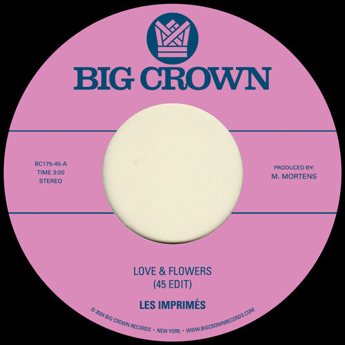 Les Imprimés - Love & Flowers (45 Edit) b/w You