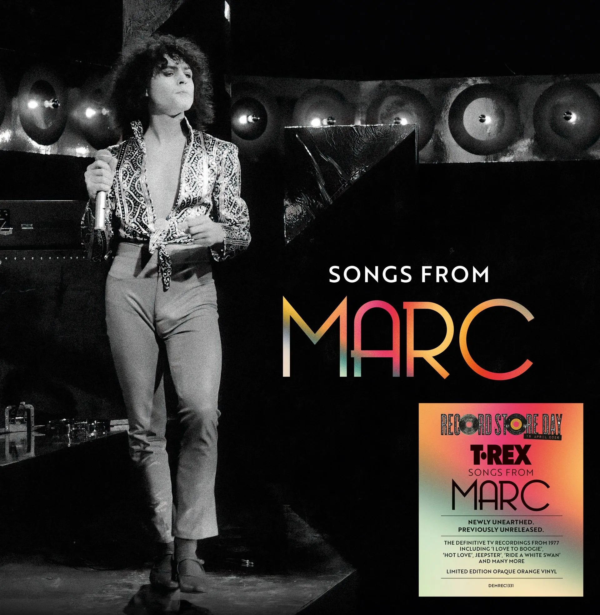 T. Rex – Songs From "Marc" (Opaque Orange Vinyl) | (RSD 2026)