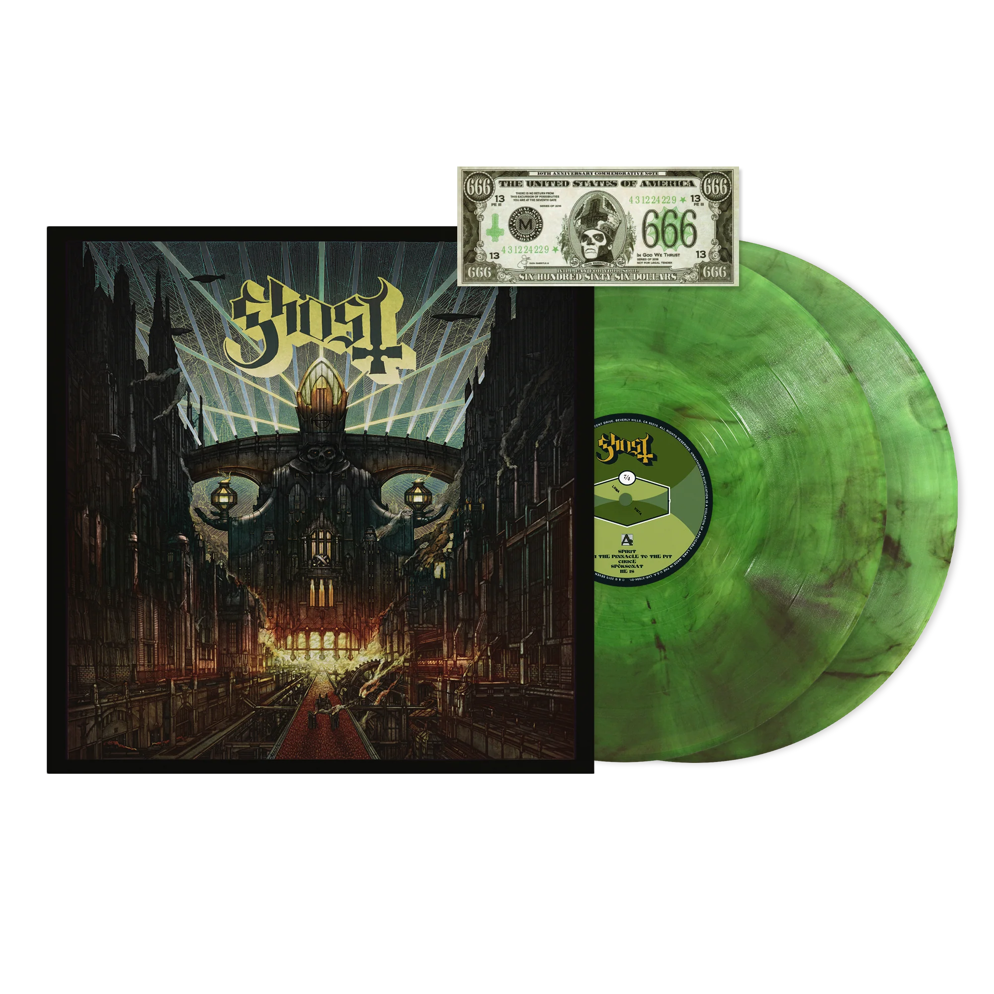 Ghost – Meliora Deluxe 10th Anniversary (Green Smoke Vinyl)