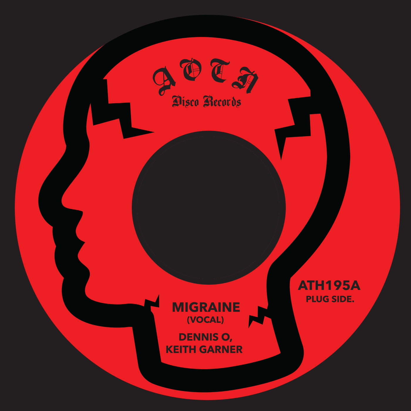 Keith Garner & Dennis O – Migraine (7" Black Vinyl)