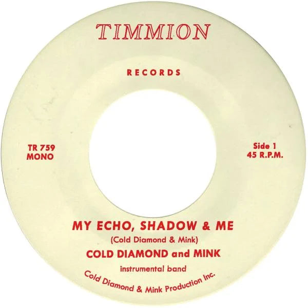 Cold Diamond & Mink & Jonny Benavidez - My Echo, Shadow and Me