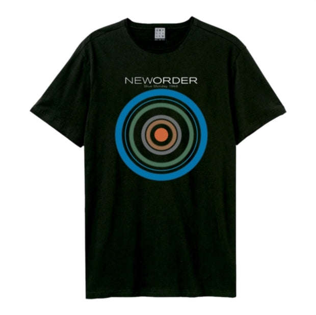 New Order - Blue Monday Amplified X Large Vintage Black T Shirt