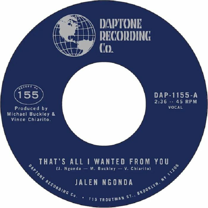 Jalen Ngonda - That's All I Wanted From You b/w So Glad I Found You