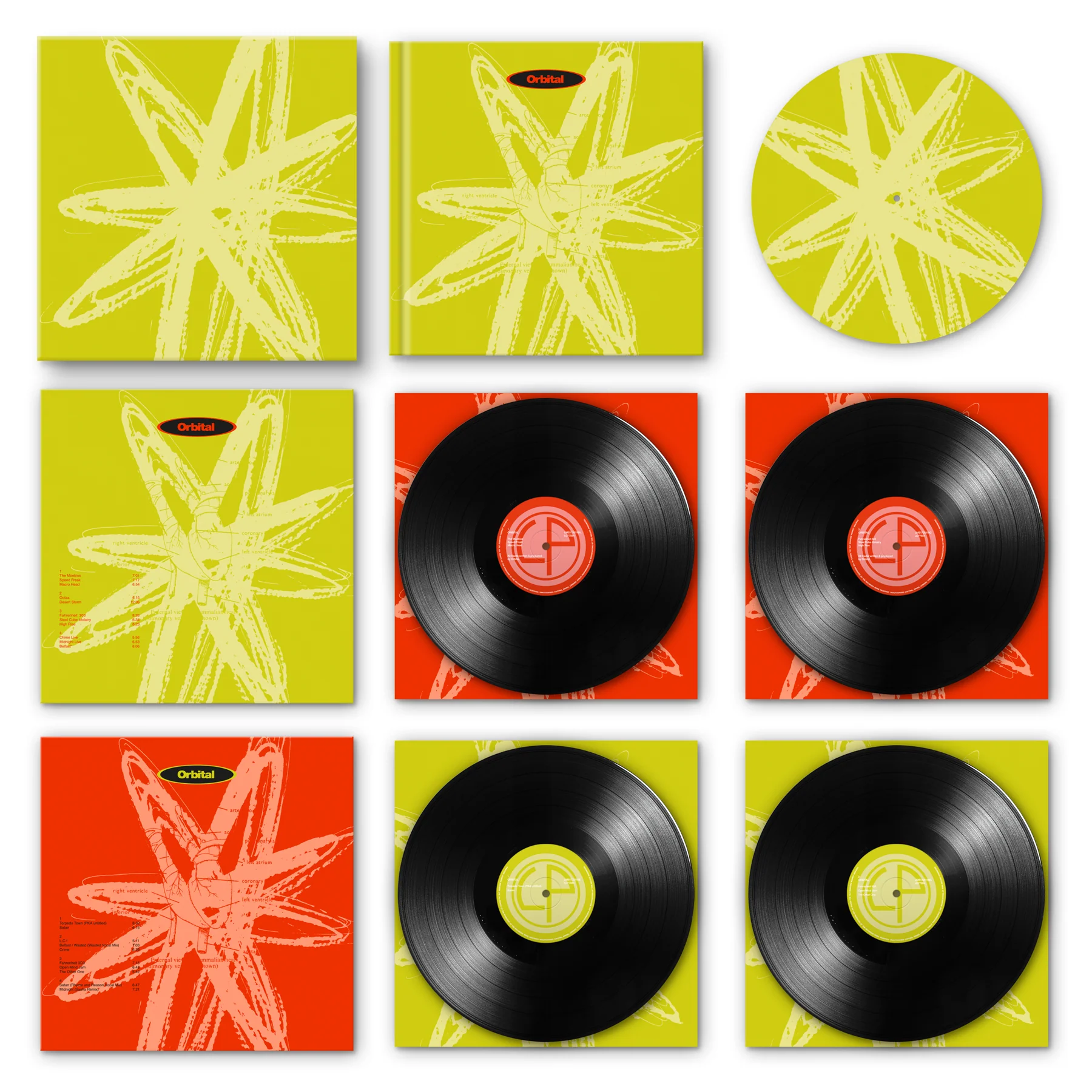 Orbital - Orbital / The Green Album (4LP Vinyl Box Set, 2024)