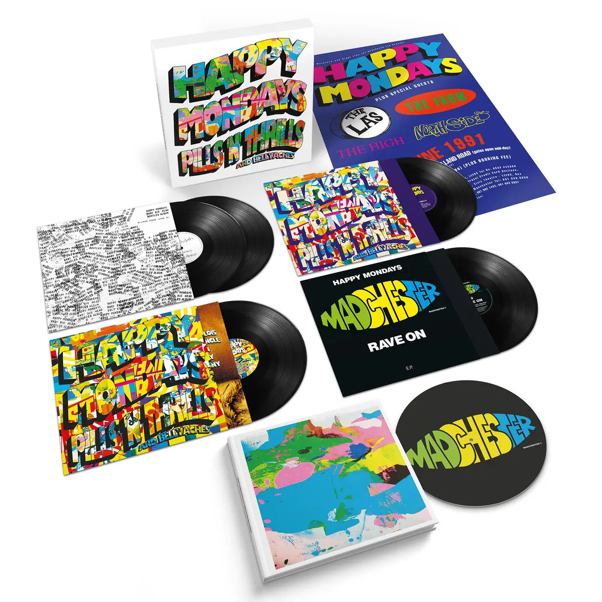 Happy Mondays - Pills ’n’ Thrills and Bellyaches (5LP Box Set)