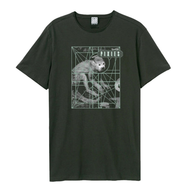 Pixies Dolittle Amplified Large Vintage Charcoal T Shirt