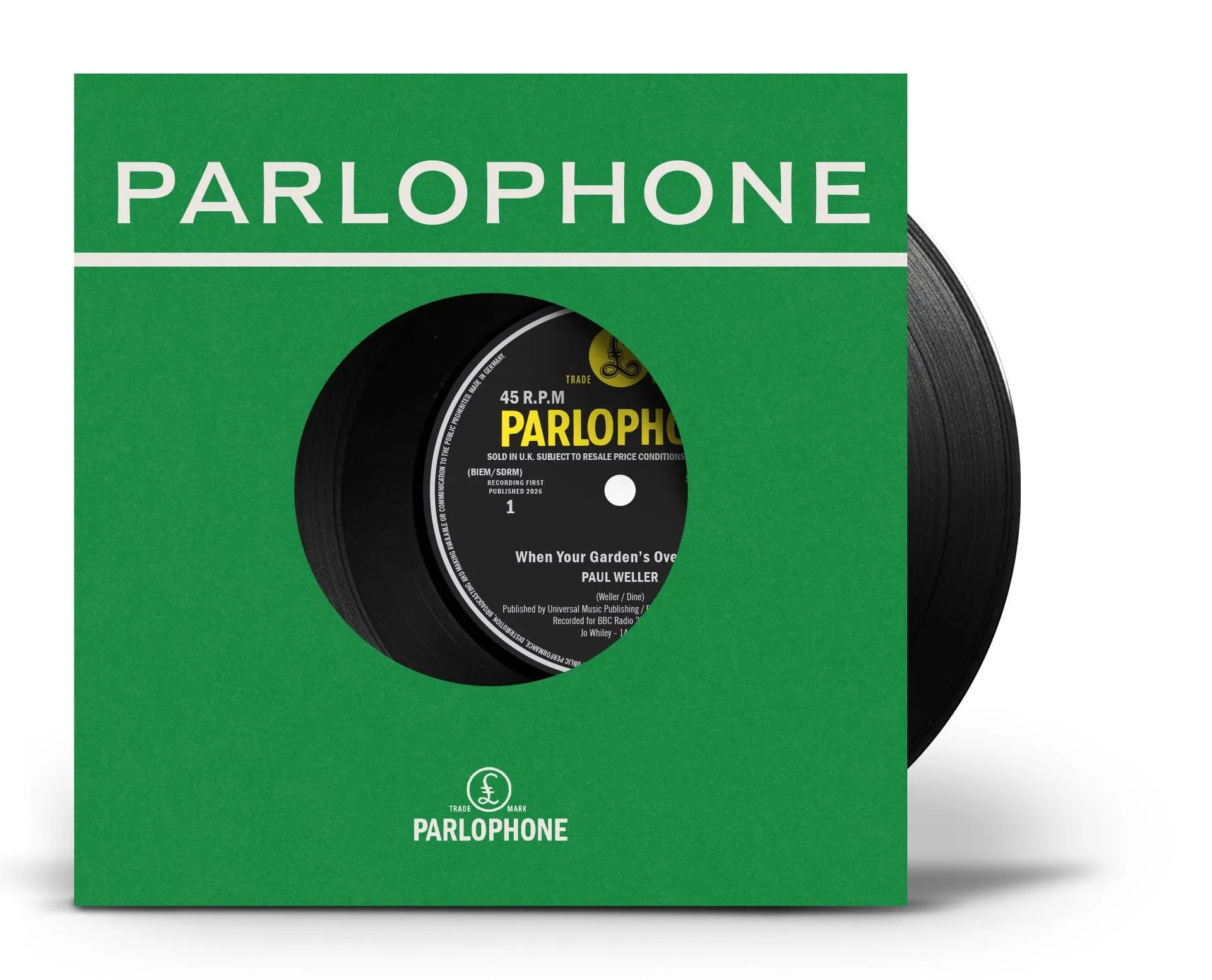 Paul Weller – When Your Garden’s Overgrown / Boy About Town (7" Vinyl) | (RSD 2026)