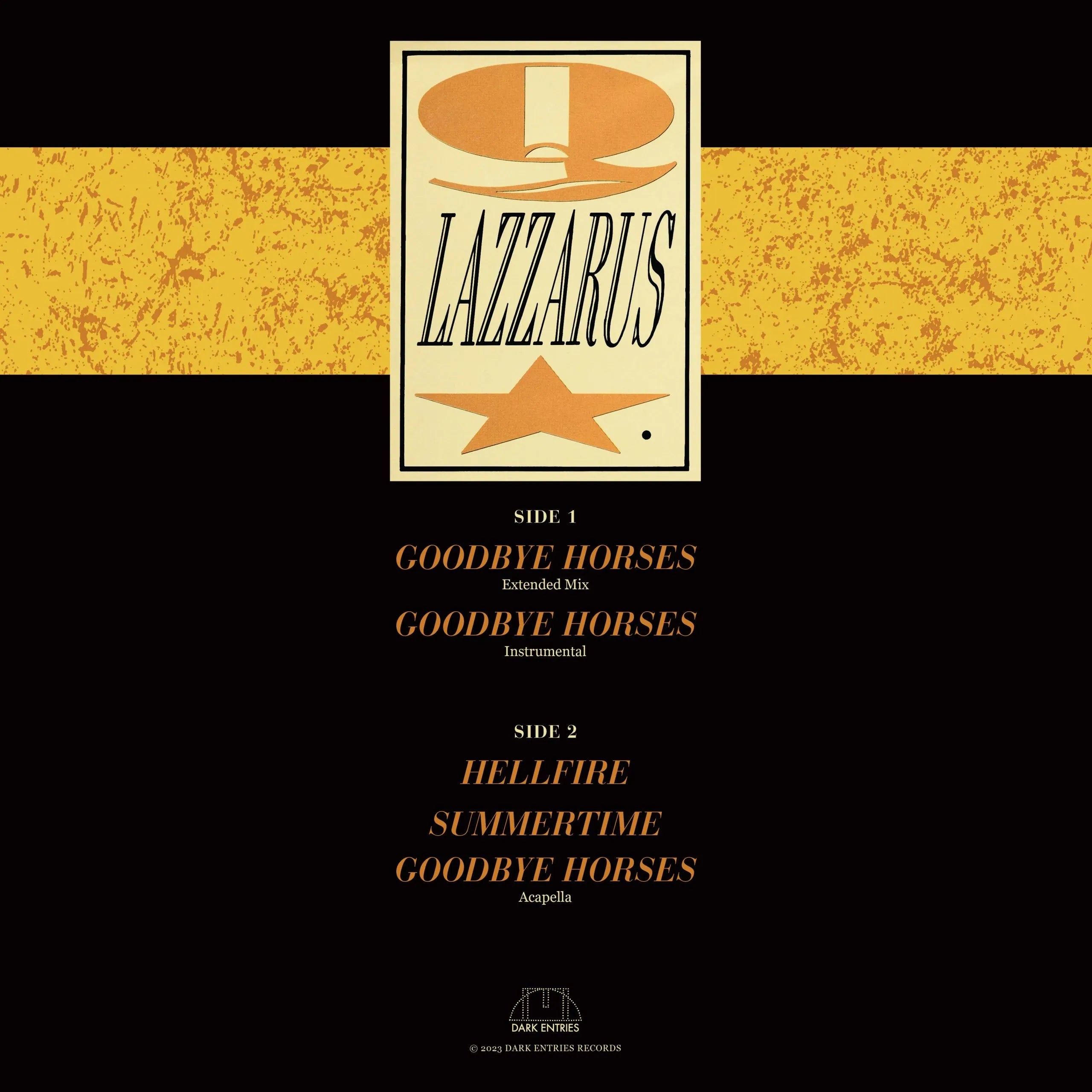 Q Lazzarus - Goodbye Horses (12" Vinyl)