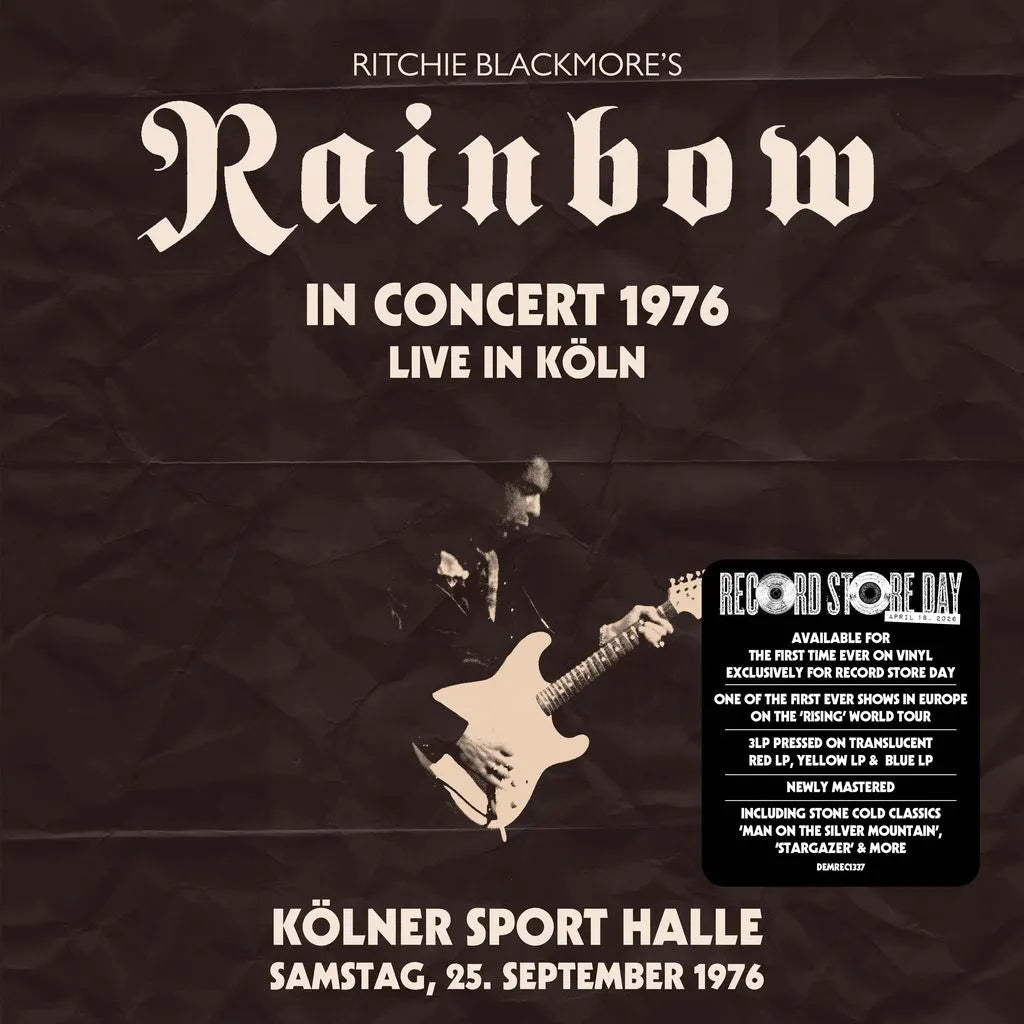 Ritchie Blackmore's Rainbow – Live from Koln 1976 (Red, Yellow & Blue Vinyl) | (RSD 2026)