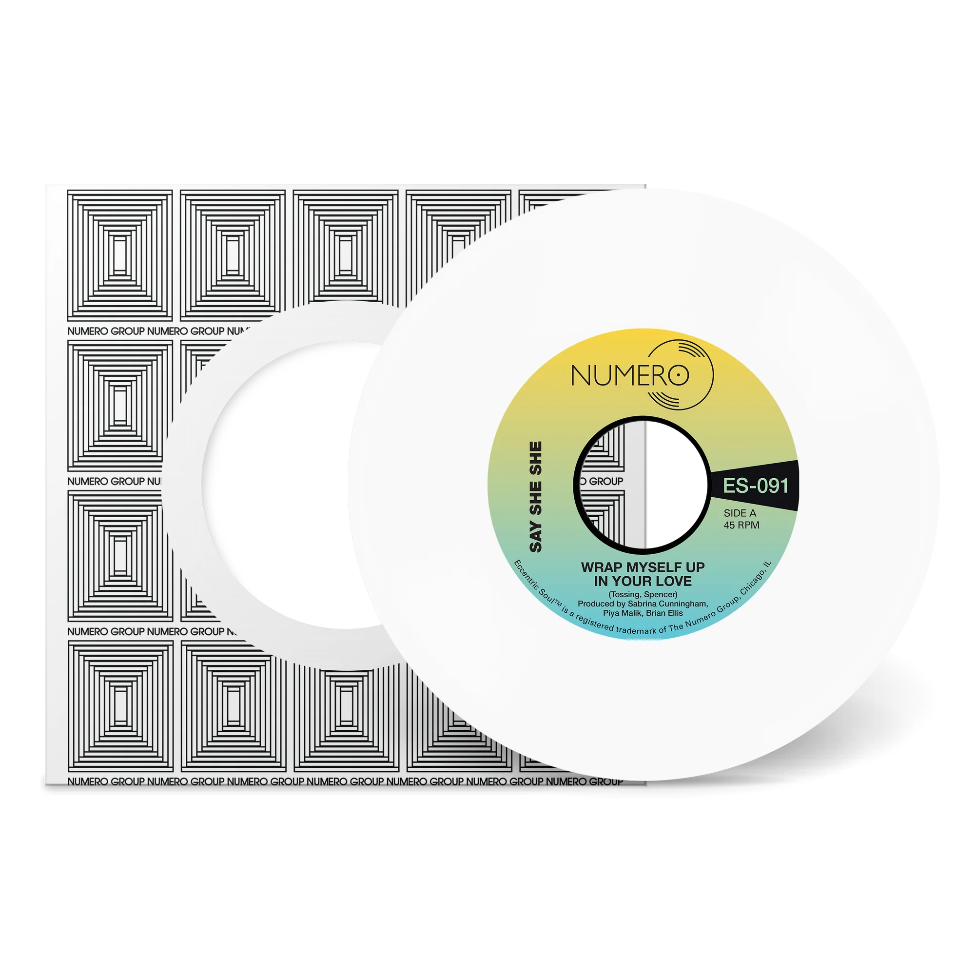 Say She She & Jim Spencer - Wrap Myself Up In Your Love (7" White Vinyl)