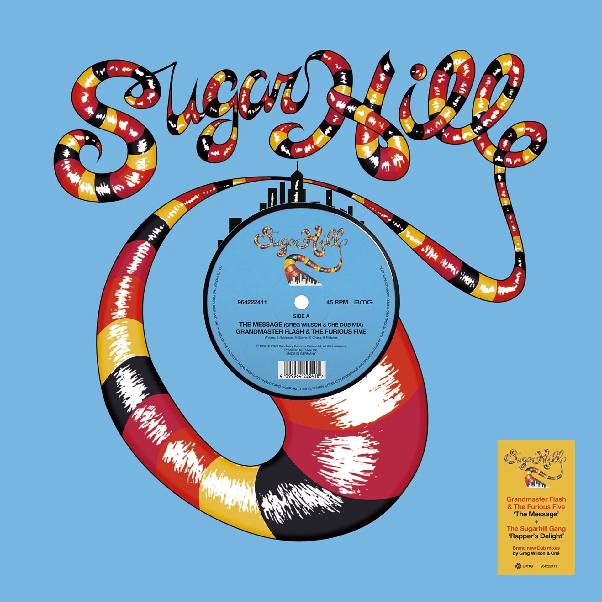 Sugarhill Gang / Grandmaster Flash – Rapper’s Delight DUB / The Message DUB (12" Vinyl) (RSD 2026)