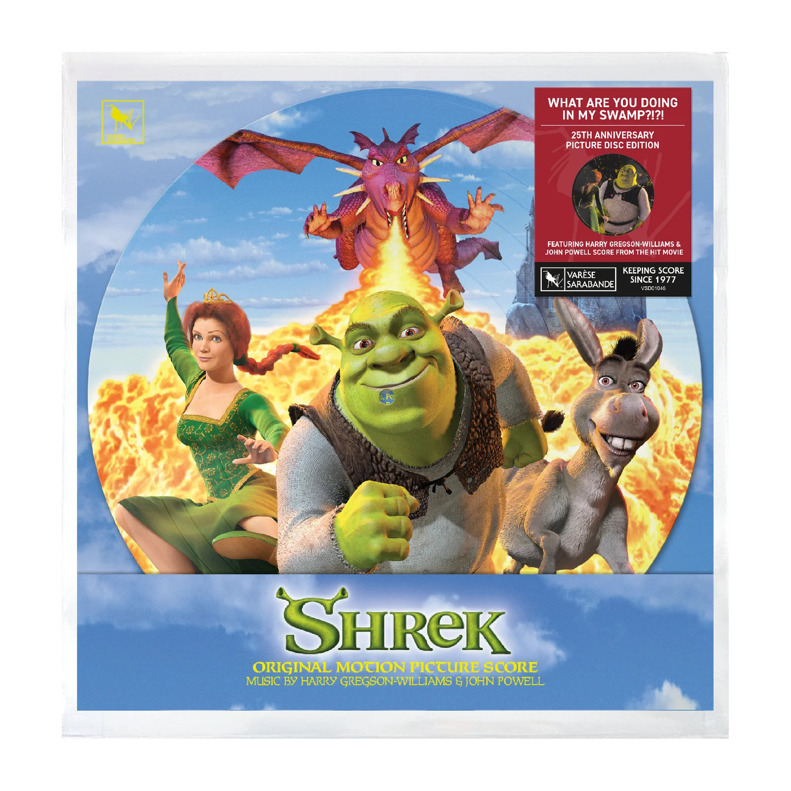 Harry Gregson-Williams & John Powell – Shrek (25th Anniversary Picture Disc)