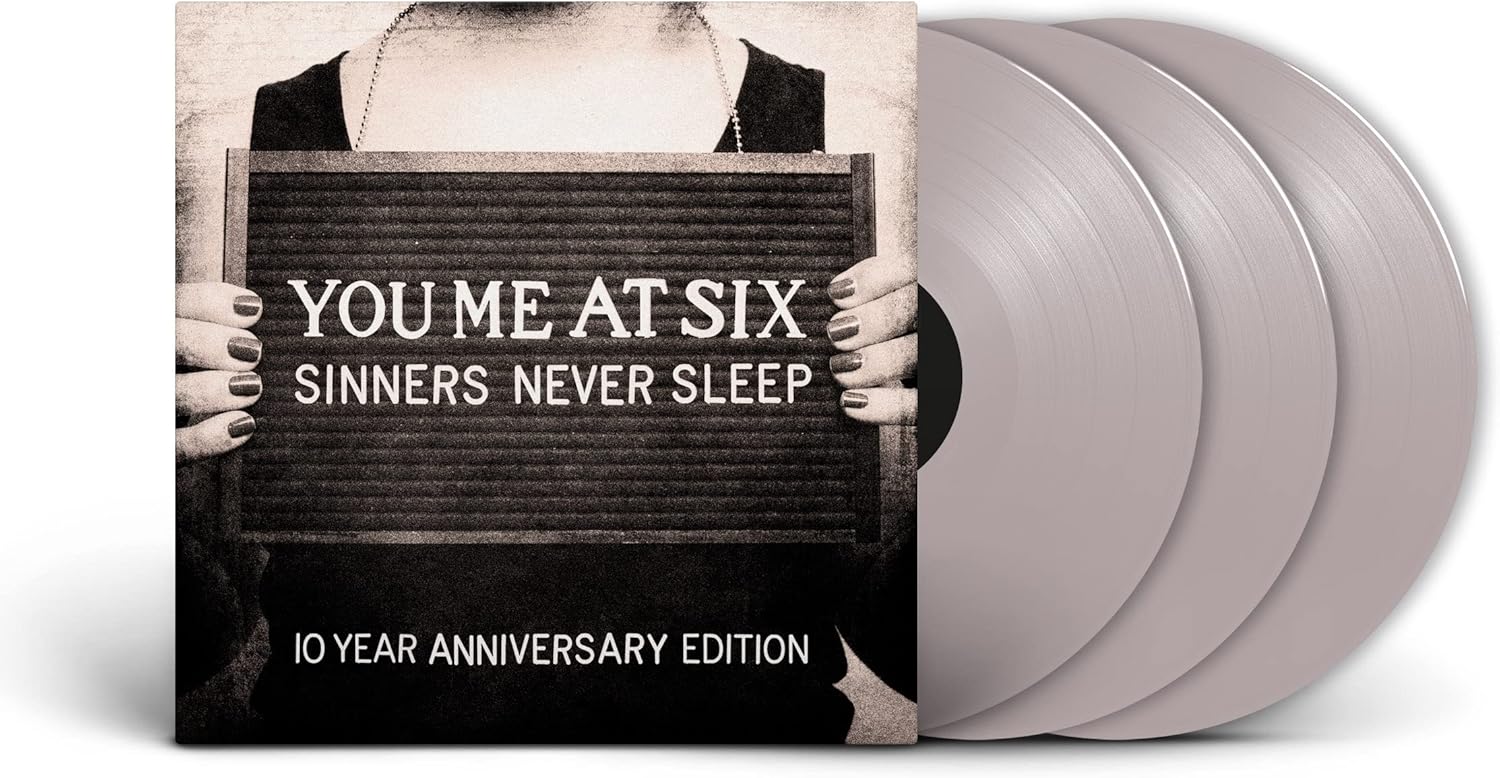 You Me At Six – Sinners Never Sleep (10th Anniversary Grey Vinyl)