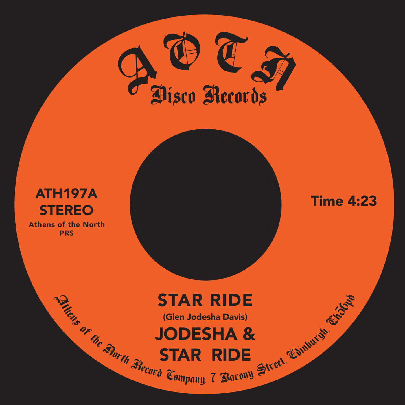 Jodesha & Star Ride – Star Ride / The Answer (7" Black Vinyl)