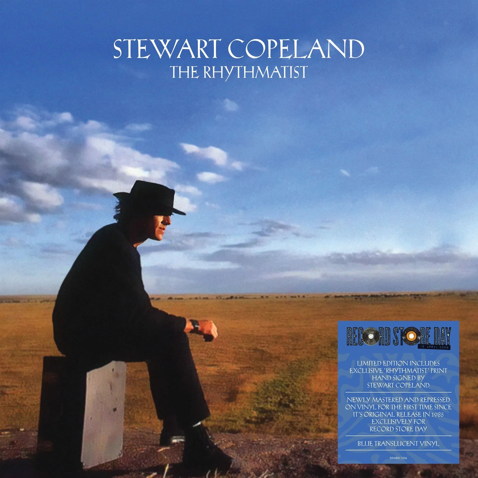 Stewart Copeland – The Rhythmatist (Signed, Translucent Blue Vinyl) | (RSD 2026)