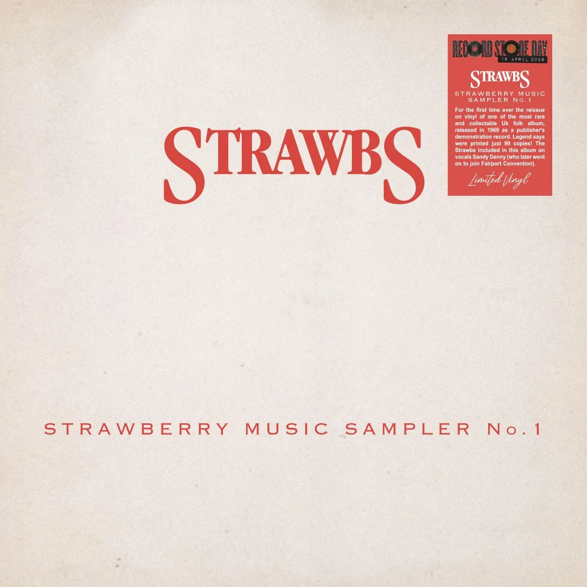 Strawbs – Strawberry Music Sampler No.1 | (RSD 2026)