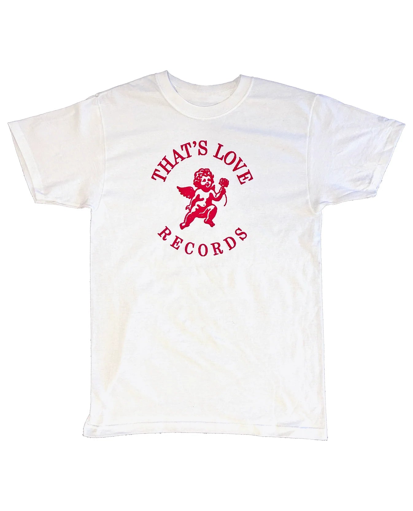 That's Love Records White Logo Tee