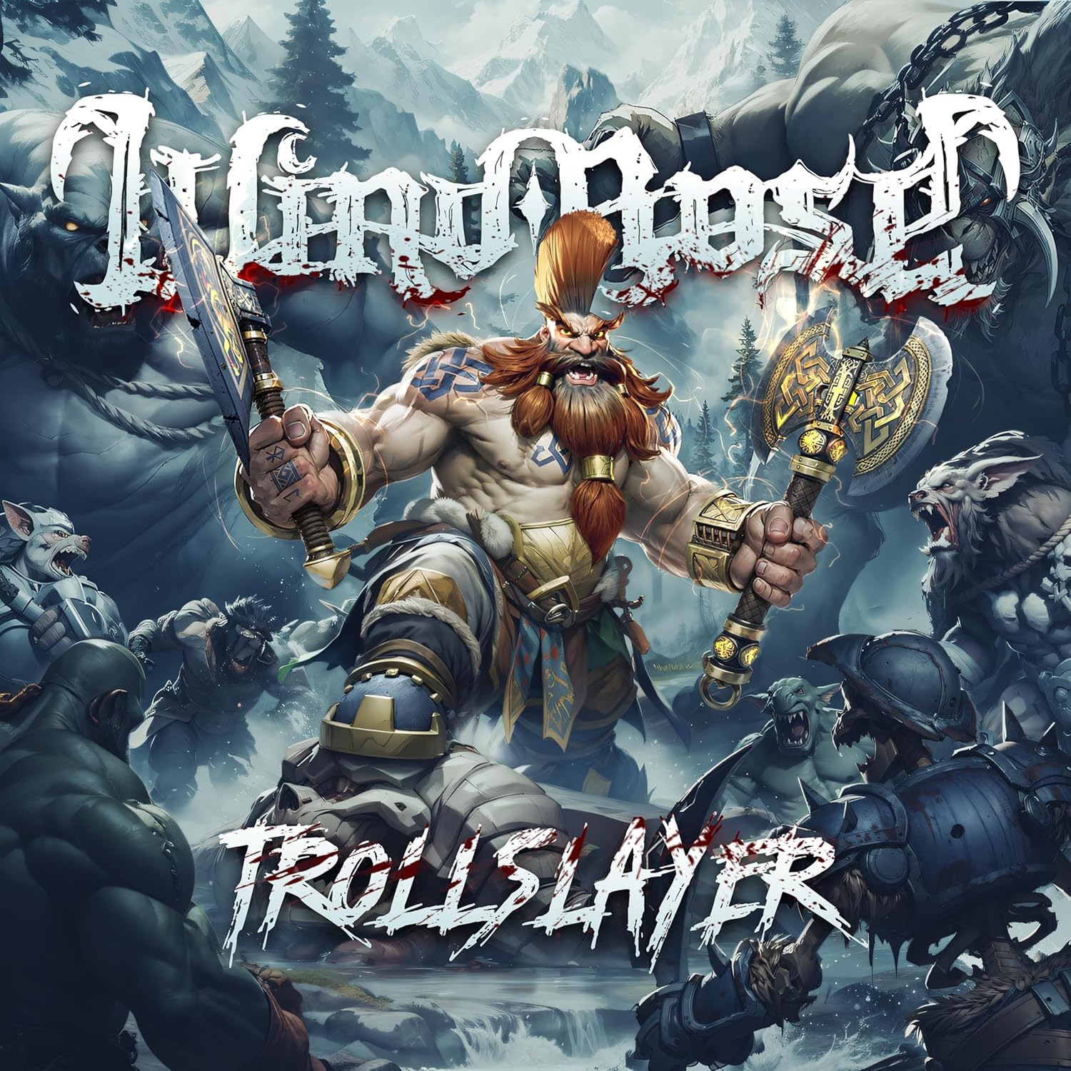 Wind Rose - Trollslayer (Silver Vinyl)
